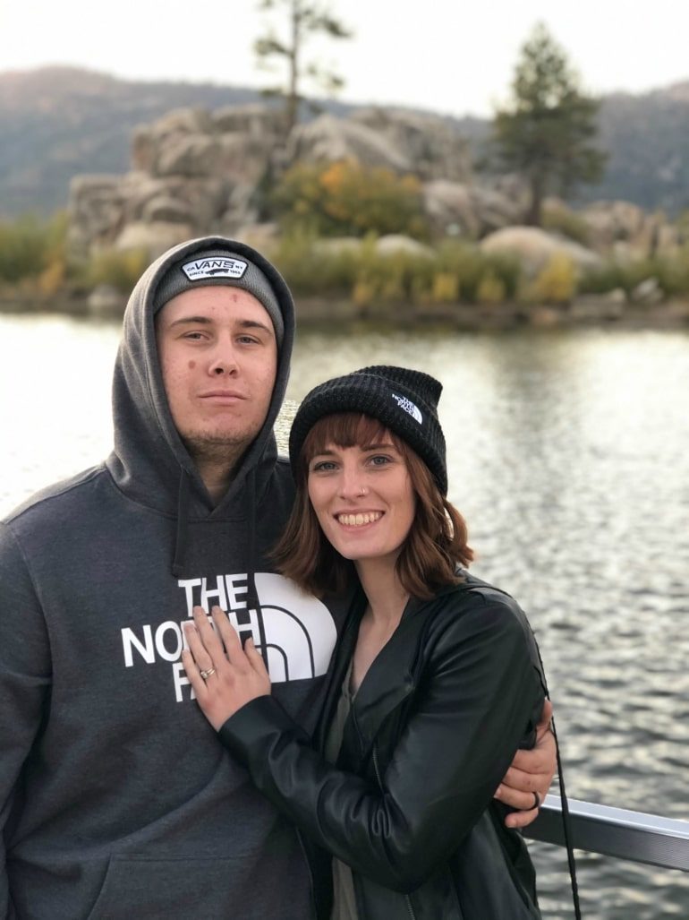 Husband and I in Big Bear